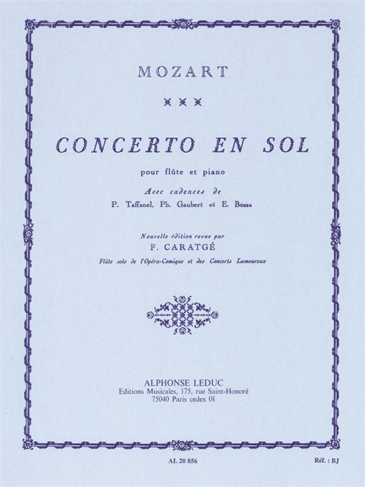 W.A. Mozart Concerto en sol