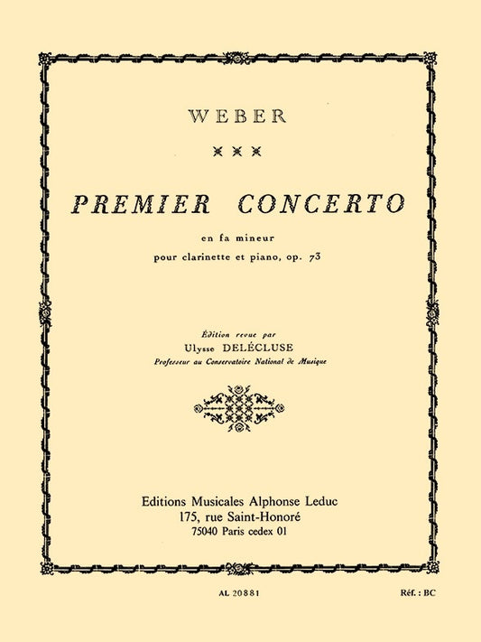 Concerto n° 1 en fa mineur