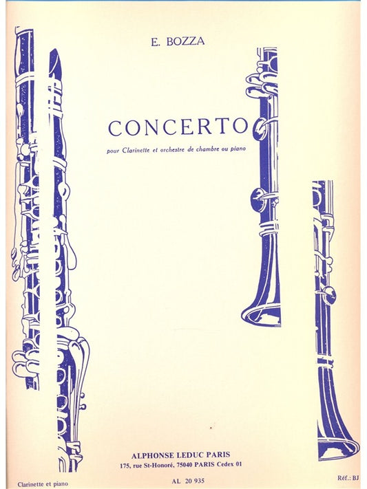 Concerto For Clarinet And Chamber Orchestra