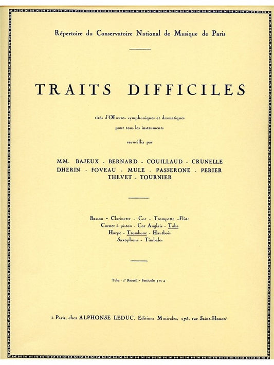 Traits difficiles Volume 2