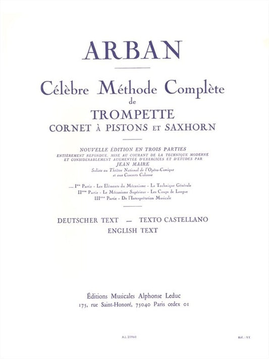 Célèbre Méthode Complète de Trompette - Volume 1