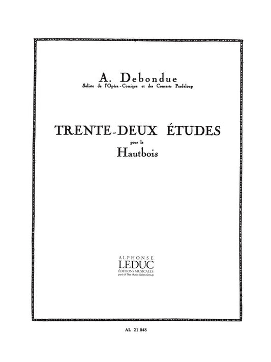 32 Etudes Pour Le Hautbois