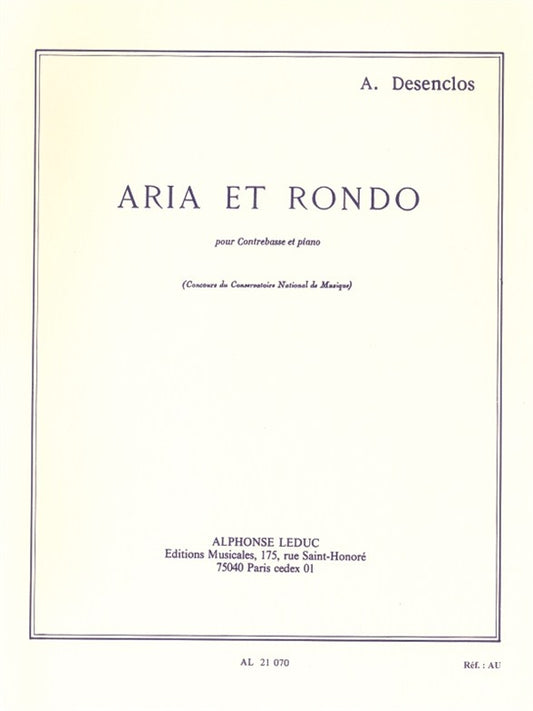 Aria et Rondo