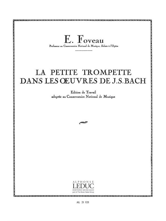 La Petite Trompette Dans Les Oeuvres De JS Bach