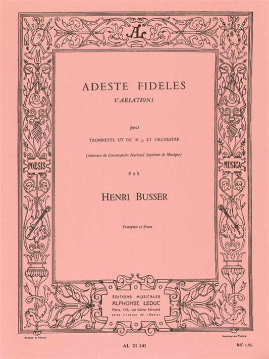 Adeste Fideles pour trompette et orchestre