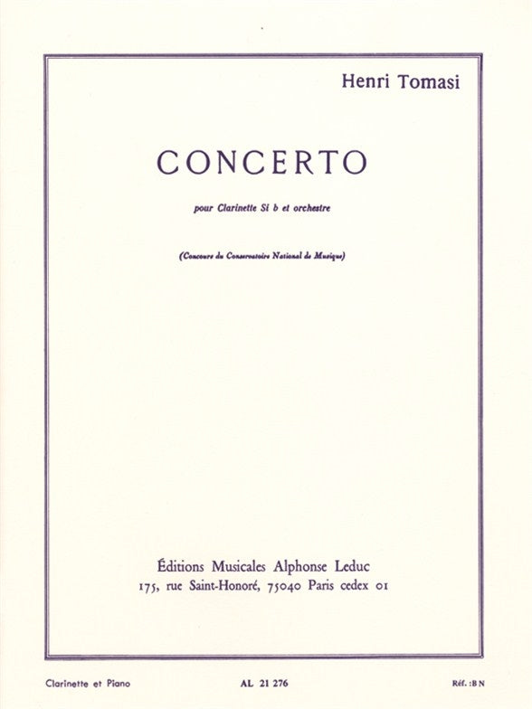 Concerto pour clarinette et orchestre