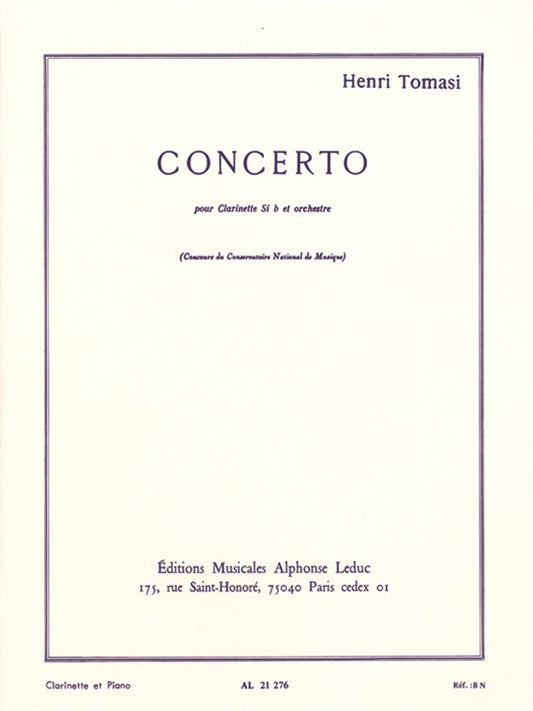 Concerto pour clarinette et orchestre