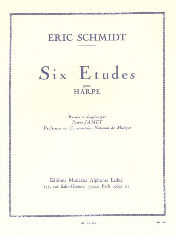 6 Études pour harpe