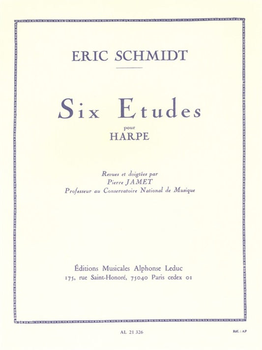 6 Études pour harpe