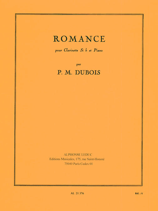Romance pour clarinette et piano