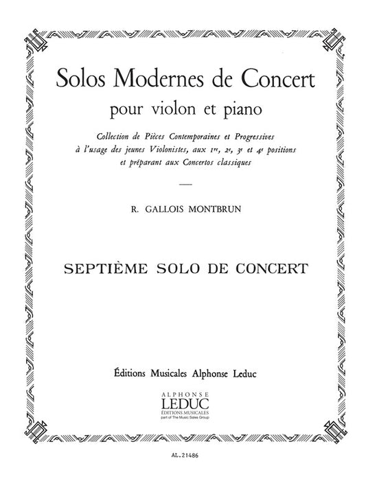 Solo De Concert N07