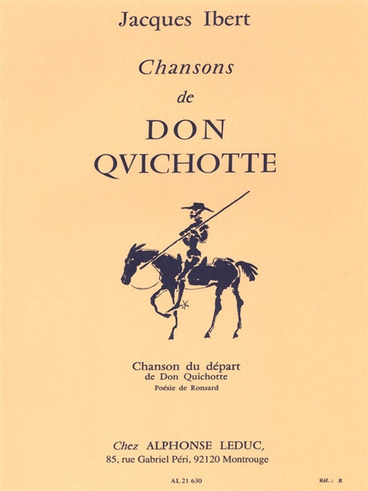 Chansons De Don Quichotte n° 1 - Chanson Du Depart
