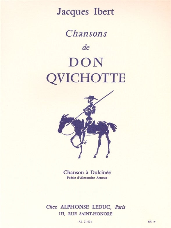 Chansons De Don Quichotte n° 2 - Chanson À Duclinée