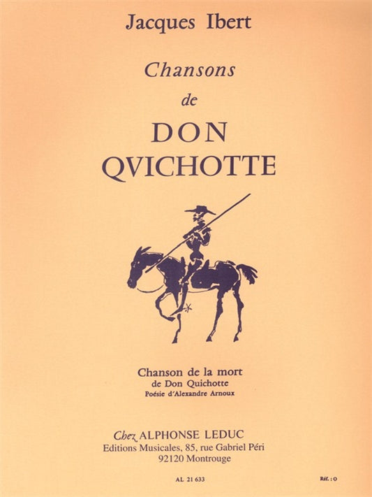 Chansons De Don Quichotte n° 4 -Chanson De La Mort