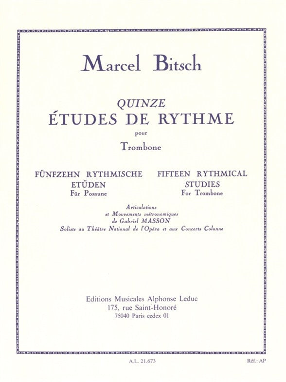 15 Etudes de Rythme