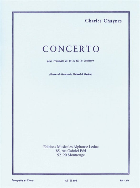 Concerto pour Trompette et Orchestre