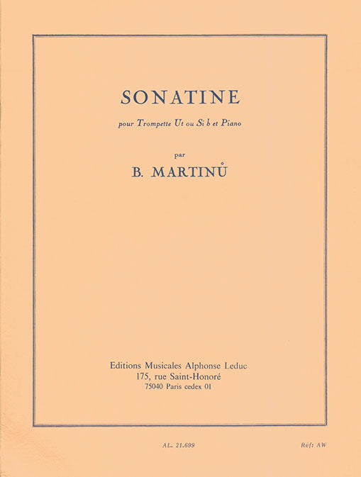 Sonatine For Trumpet And Piano