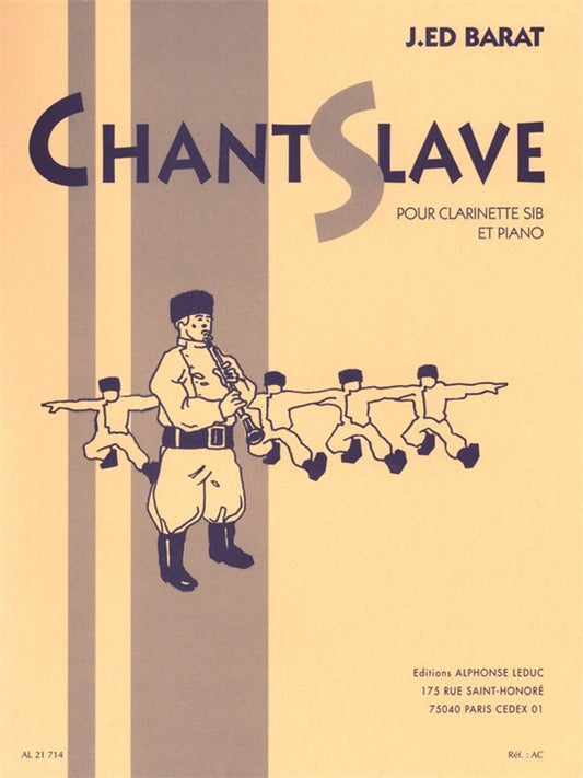 Chant Slave pour clarinette en Sib et piano