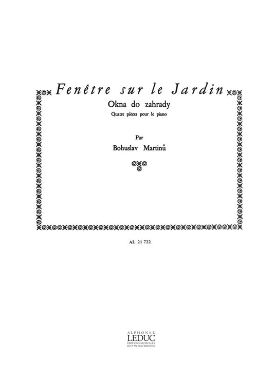 Fenêtre sur le Jardin H270