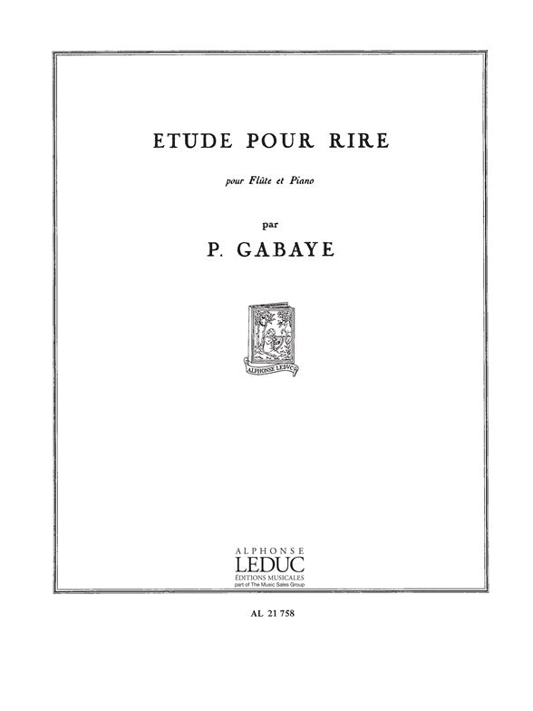 Etude Pour Rire