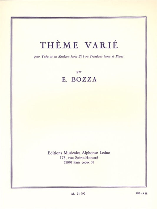 Thème Varié