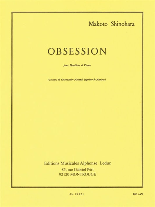 Obsession pour Hautbois et piano