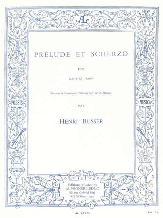 Prélude et Scherzo Op.35 pour flûte et piano