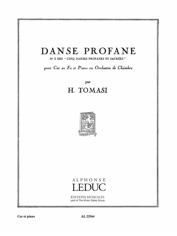 Danse Profane n° 2 (5 Danses Profanes Et Sacrées)
