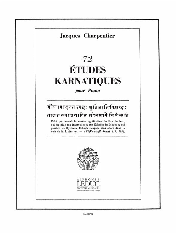 72 Études Karnatiques Cycle 02