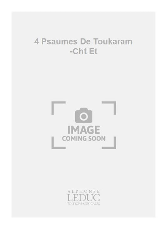 4 Psaumes De Toukaram