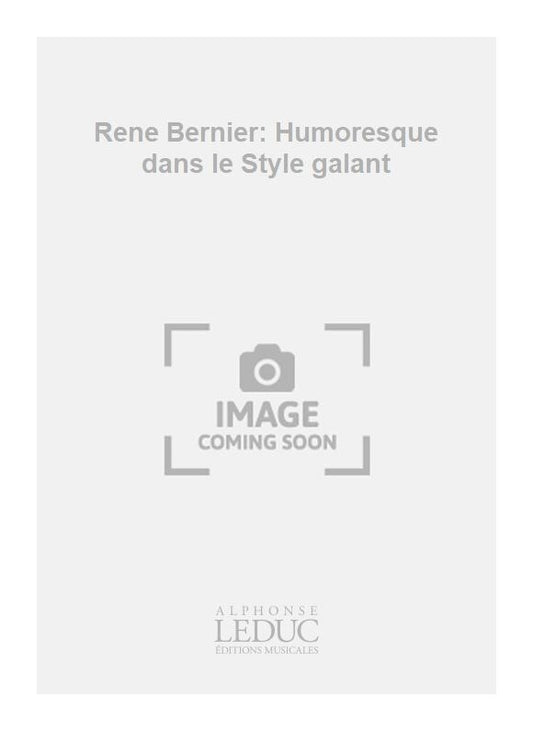 Humoresque dans le Style galant