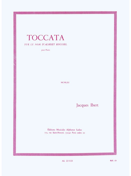 Toccata Sur Le Nom d'Albert Roussel