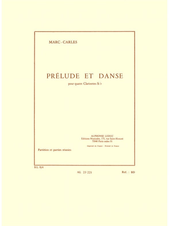 Prélude et Danse