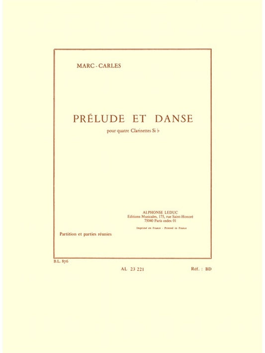 Prélude et Danse