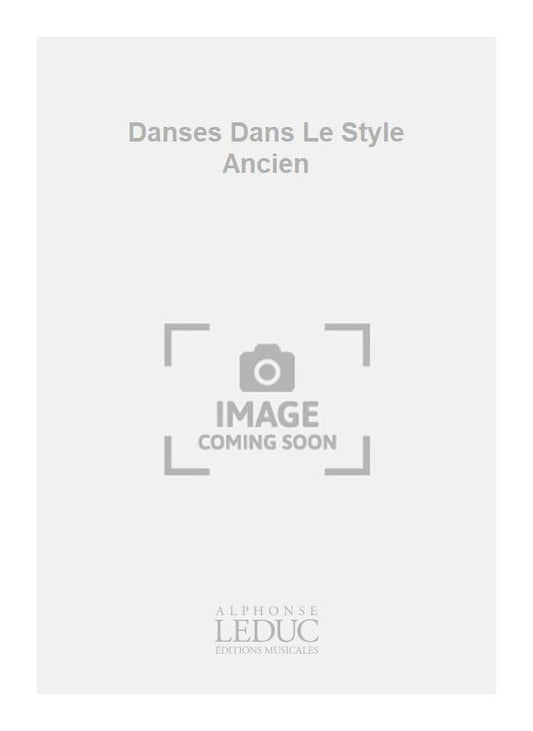 Danses Dans Le Style Ancien