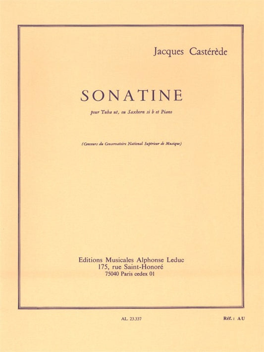 Sonatine pour tuba et piano