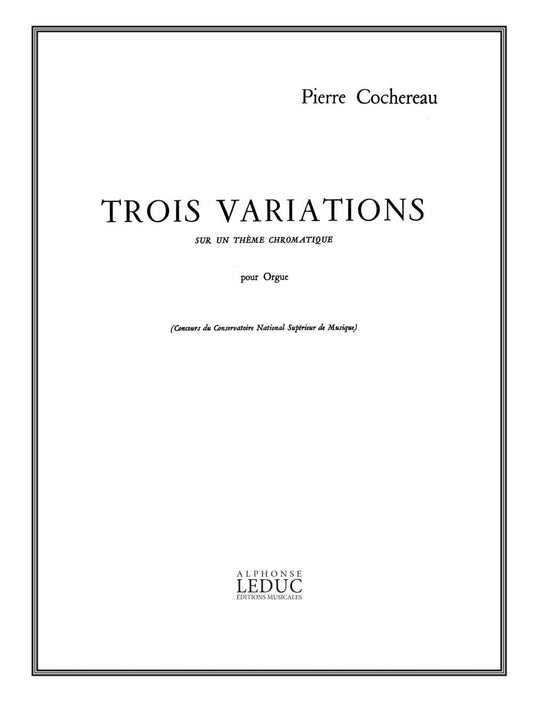 3 Variations sur un Theme chromatique