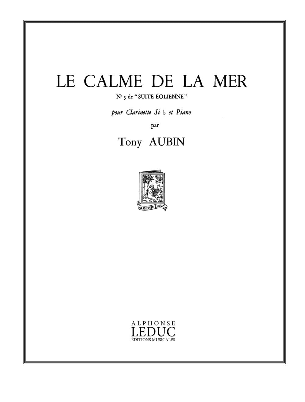 Le Calme de la Mer