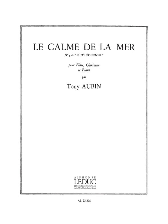 Le Calme de la Mer