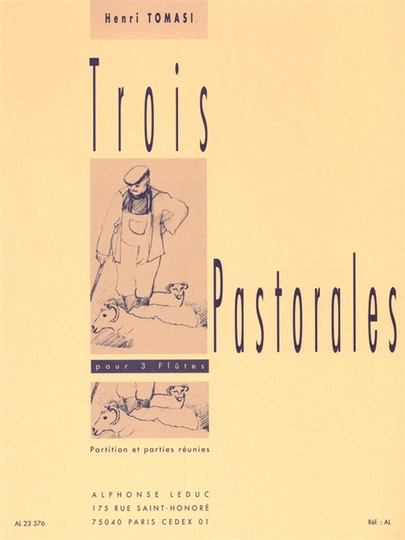 3 Pastorales For 3 Flutes
