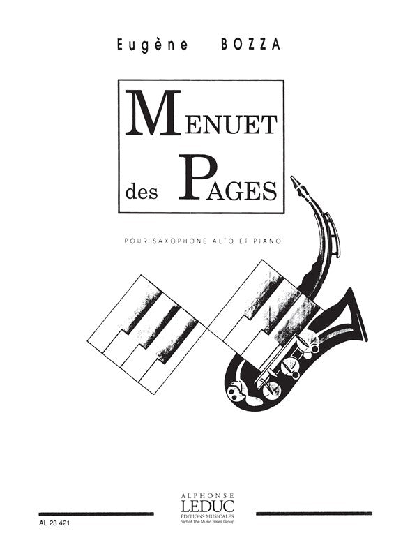Menuet des Pages