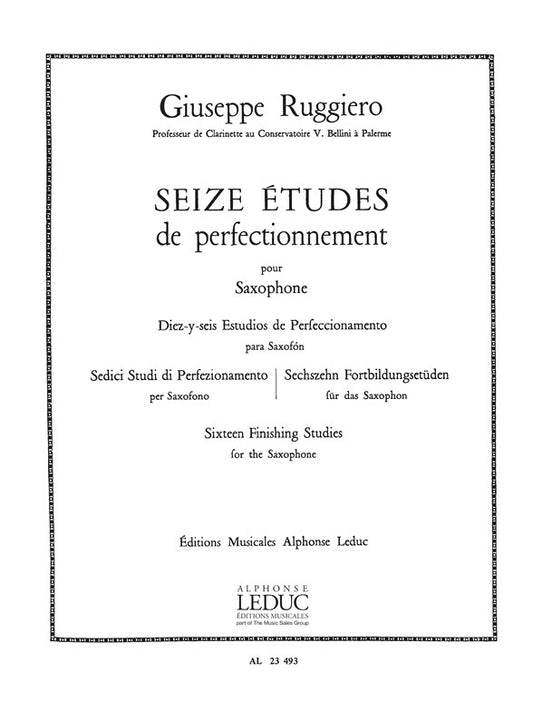 16 Études De Perfectionnement