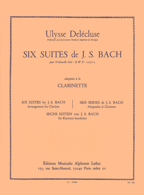 6 Suites BWV1007-1012
