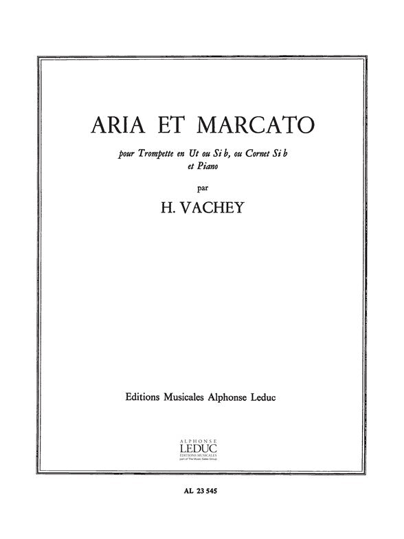 Aria et Marcato
