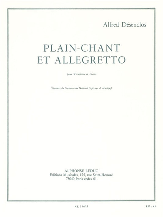 Plain-Chant Et Allegretto
