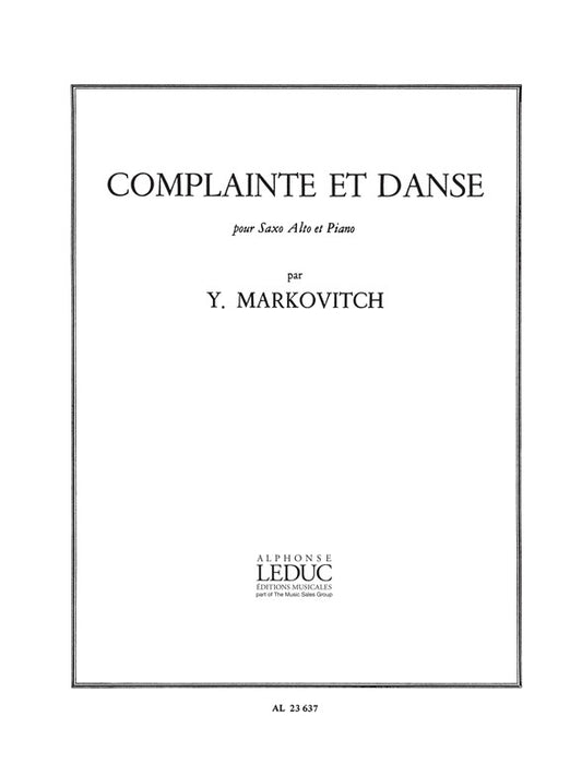 Complainte Et Danse