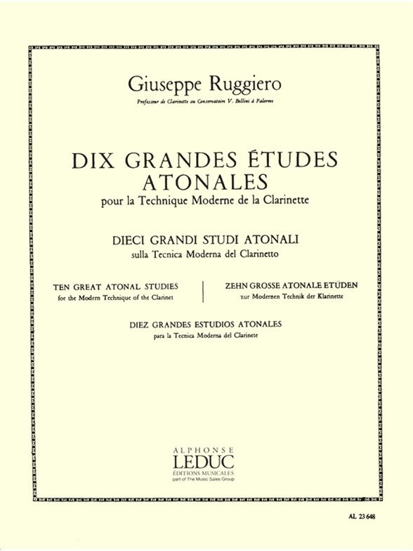 10 Grandes Etudes atonales