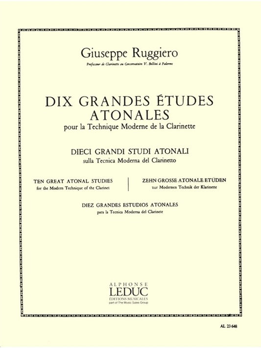 10 Grandes Etudes atonales