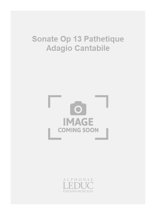 Sonate Op 13 Pathetique Adagio Cantabile