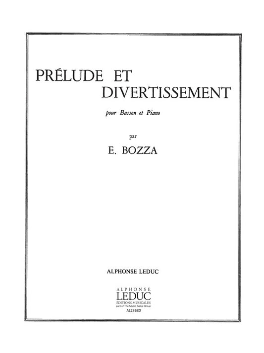 Prélude et Divertissement